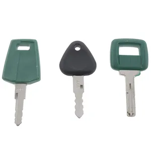3 Pcs Ignition Keys for Volvo Heavy Equipment Excavator Loader Truck