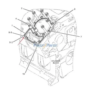 Cylinder Head Gasket 1106991 for Caterpillar CAT Engine 3508 3512 3516 Excavator 5130 5230 Tractor 776C 776D 784B 784C — 4