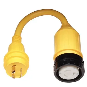 Hubbell Marinco 111-A Pigtail Adapter 50A/125V to 30A/125V