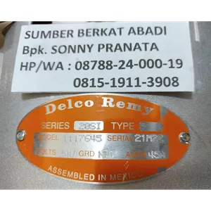 DELCO REMY 1117619 1117645 1117622 20SI 1117631 ALTERNATOR 20 SI 24V 45A - ORIGINAL — 3