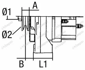 Alternator 14V-120A suitable for John Deere tractor — 2
