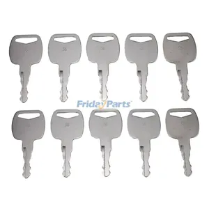 10 Pieces Ignition Key 8035807 701/45501 85804675 5050650256 11306919 for SkyTrak JCB CASE New Holland Volvo Bobcat Loader Telehandler Excavator