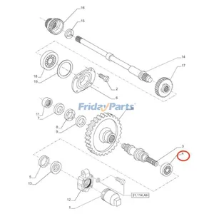 Ball Bearing 84312836 87588896 for CASE Tractor PUMA 130 165 CVT MAXXUM 110 145 Motor Grader 865 845 885 — 2