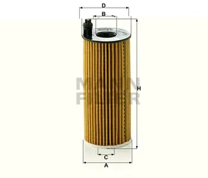 Ölfilter Original MANN-FILTER HU6004x - Vergleichsnummer BMW 11428507683… — 2