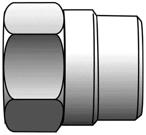Haldex 11906 Hose Union/End Fitting — 2