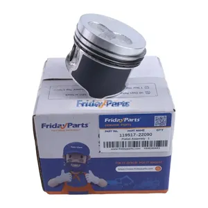 Piston 119517-22090 for Yanmar Engine 3TNM72-AWK 3TNM72-BAJ 3TNM72-CATP 3TNM72-GGE 3TNM72-HA