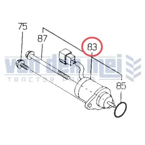 Stop Solenoid Yanmar AF, KE, AF, RS — 3