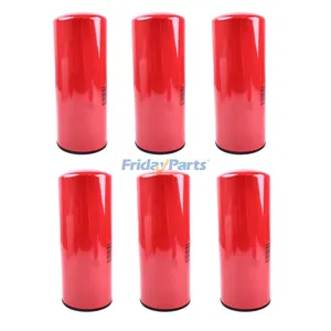 6 Pieces Oil Filter 3401544 LF9009 P553000 for Cummins Engine 4B3.9 6B5.9 B4.5 ISB6.7 ISL8.9 QSC8.3 QSL9 N14 Hyundai Excavator Loader Forklift