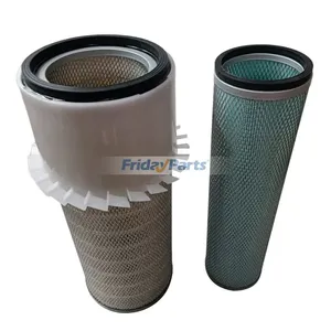 For Hyundai R140LC-7 R140W-7 R160LC-7 R170W-7 R180LC-7 R200W-3 R200W-7 Air filter Element 11EM-21041 and 11EM-21051