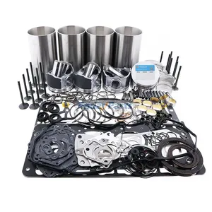 Overhaul Rebuild Kit for Yanmar 4TNE84 Komatsu 4D84E-3 S4D84E-1 Engine PC45-1 PC40-7 PC40R-8 PC45R-8 PC40MRX-1-E PC45MRX-1-E Excavator