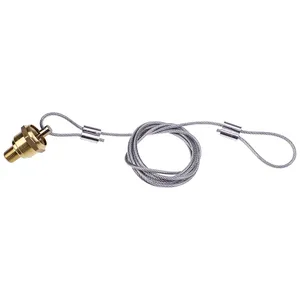 5 Air Tank Drain Valve 159cm 12105 TR12105 N3613AD for Haldex 1/4" NPT Air Brake Reservoir Compressor Semi Truck — 5