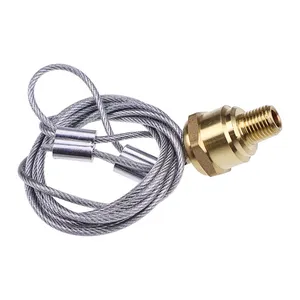 5 Air Tank Drain Valve 159cm 12105 TR12105 N3613AD for Haldex 1/4" NPT Air Brake Reservoir Compressor Semi Truck — 4