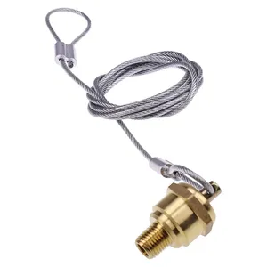 5 Air Tank Drain Valve 159cm 12105 TR12105 N3613AD for Haldex 1/4" NPT Air Brake Reservoir Compressor Semi Truck — 6