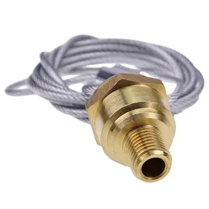 5 Air Tank Drain Valve 159cm 12105 TR12105 N3613AD for Haldex 1/4" NPT Air Brake Reservoir Compressor Semi Truck — 3