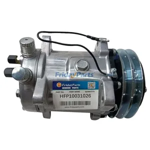 SD7H15 12V A/C Compressor 123/04998 for JCB Excavator 8080 Backhoe Loader 2CX 2CXL 2CXS 2CXSL 4C 4WD