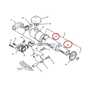 Air Filter Kit 123-2367 123-2368 for Caterpillar CAT Engine 3054 C4.4 Loader 247B Series II — 5