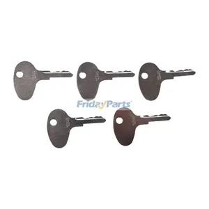 10 Pieces Ignition Key 123243 12343 for Caterpillar CAT Mitsubishi International Kubota Kumiai Toyota Nissan Forklift Hyster Tractor — 3