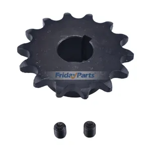 3/4" Bore 14T Go Kart Sprocket 12463 for # 41 Chain — 4