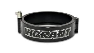 Vibrant HD Quick Release Clamp With Pin 4" OD Tubing - Anodized Black