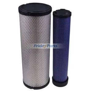 Air Filter Inner Outer Set 128781A1 128782A1 for CASE 580L 580M 580SL 590L 590SL 570LXT 570MXT 584E 585E 585G 586E 586G 588G 550G — 2