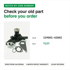 129001-42002 New Water Pump For Yanmar Excavator 3TNE88 4TNE88 — 4