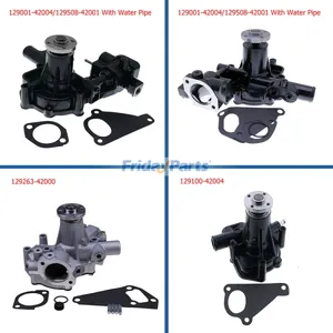 Water Pump 129001-42004 129100-42004… for Yanmar 4TNV84T Komatsu S4D84E-5 S4D84E Engine — 2