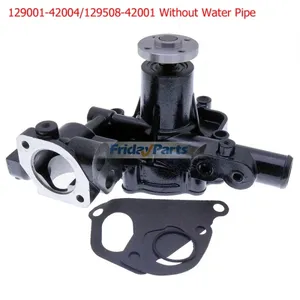 Water Pump 129001-42004 129100-42004… for Yanmar 4TNV84T Komatsu S4D84E-5 S4D84E Engine — 6