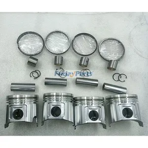 STD Piston Kit With Rings 129005-22080 for Yanmar 4TNV88 Komatsu 4D88E Engine — 5