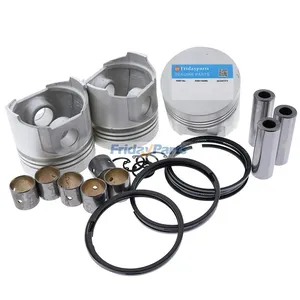 STD Piston Kit With Rings 129005-22080 for Yanmar 3TNV88 Komatsu 3D88E Engine