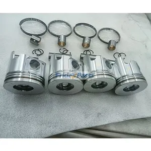 STD Piston Kit With Rings 129005-22080 for Yanmar 4TNV88 Komatsu 4D88E Engine — 3