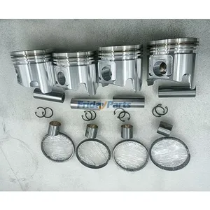 STD Piston Kit With Rings 129005-22080 for Yanmar 4TNV88 Komatsu 4D88E Engine — 6