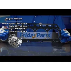 Cylinder Head Gasket 129408-01330 for Yanmar Engine 4TNE84 4TNE84T 4JH3 4JH3E 4TNV84 — 5