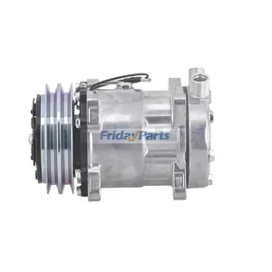 12V 2PK 125mm Aftermarket Sanden SD709 A/C Compressor 7409 — 4