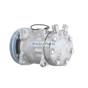 12V 2PK 125mm Aftermarket Sanden SD709 A/C Compressor 7409 — 3