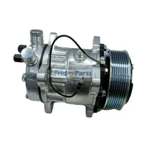 12V 8PK 119mm SD7H13 A/C Compressor 7306 — 4