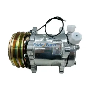 SD5H14HD A/C Compressor 12Y-Z79-3121 for Komatsu Dozer D51EX-24 D51EXI-24 D51PX-24 D51PXI-24 — 2