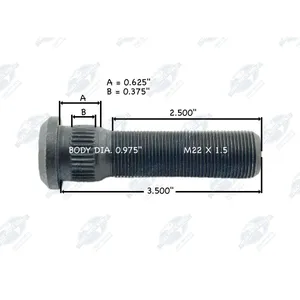 Wheel Stud - Hub Pilot Wheels