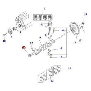 Timing Kit for Nissan K21 K25 Engine L02 CPL02 CP1F2 CHI52N Komatsu FCG25-4 FG20C-14 FG28T-8 Forklift — 3