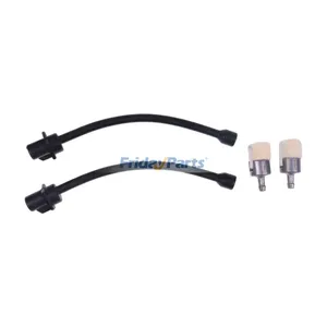 2 Pieces Fuel Filter 49019-2114 A369000480 with Fuel Line 215708A for McCulloch Chainsaw 710 800 850 55 — 2