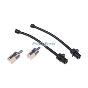 2 Pieces Fuel Filter 49019-2114 A369000480 with Fuel Line 215708A for McCulloch Chainsaw 710 800 850 55