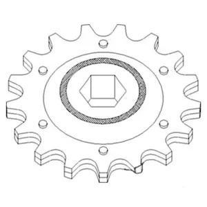 Sprocket, Idler, Clean Grain Elevator for Case® || Replaces OEM # 1319759C1