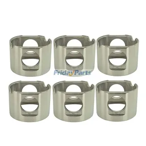 6 Pcs Piston Skirt 132-6663 for Caterpillar CAT Engine 3406 3456 C-12 C-15 C-16 Excavator 320 375 320B 325B 375 385B 5080 5090B 6040 6060