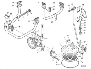 Oil pump / Pompe à huile complète moteur Berliet M520Z, M620Z – neuve — 3