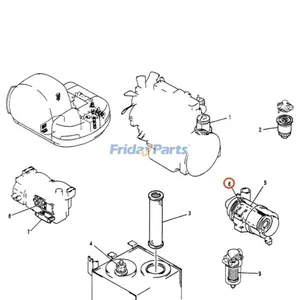 Air Filter LE11P01016P1 for Kobelco Excavator SK60 80MSR-1E 70SR-1ES SK80CS-1E 80MSR-1ES — 6