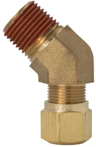 45 M Elb 3/8″Tube-1/2″Thread
