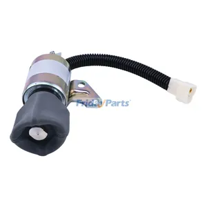 12V Shutoff Solenoid 139321 for Kubota Engine D722 D902 Z482 Z602 Skyjack Scissor Lift SJ6826RT SJ6832RT