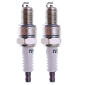 2Pcs F6TC Spark Plug 131-047 N9YC for Generator Lawnmower