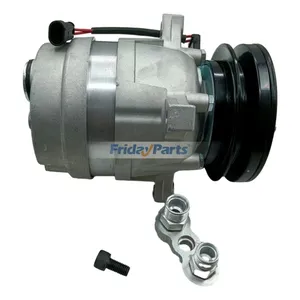 Daewoo V5 A/C Compressor 1401226 for Samsung Excavator MX225LS SE210 — 2