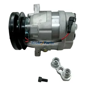 Daewoo V5 A/C Compressor 1401226 for Samsung Excavator MX225LS SE210 — 4