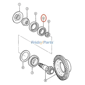 Bearing 400983R91 for CASE Tractor 2294 2290 3294 Combine 2388 2366 2188 Excavator 880 980 — 2